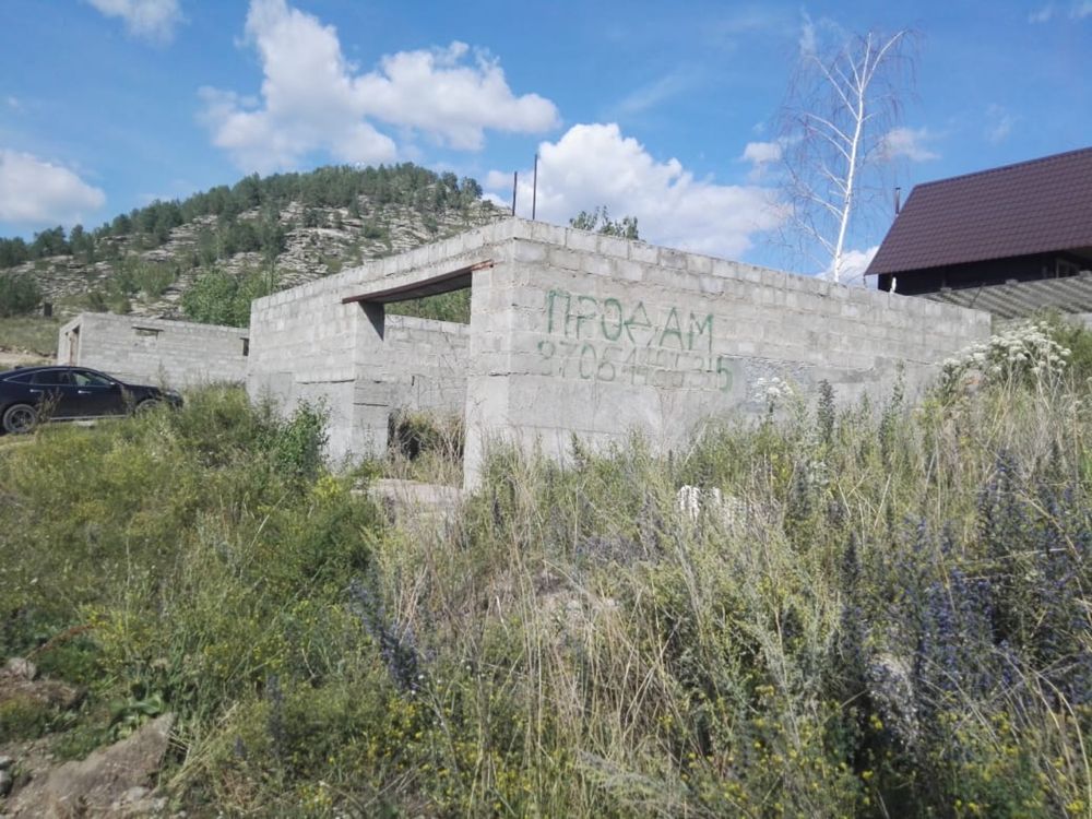 Продам недостроенный дом на побережье Бухтарминского водохранилища