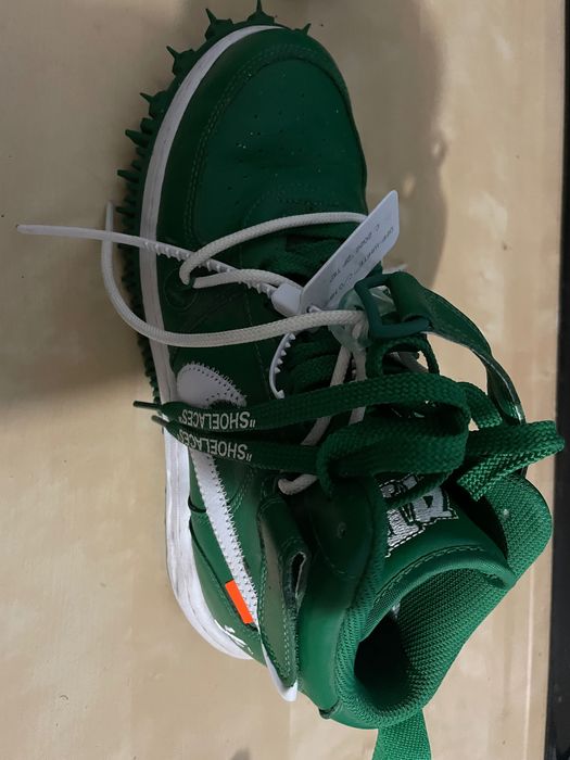 Nike Air Force 1 Mid Off White, Verde, Mărimea 43