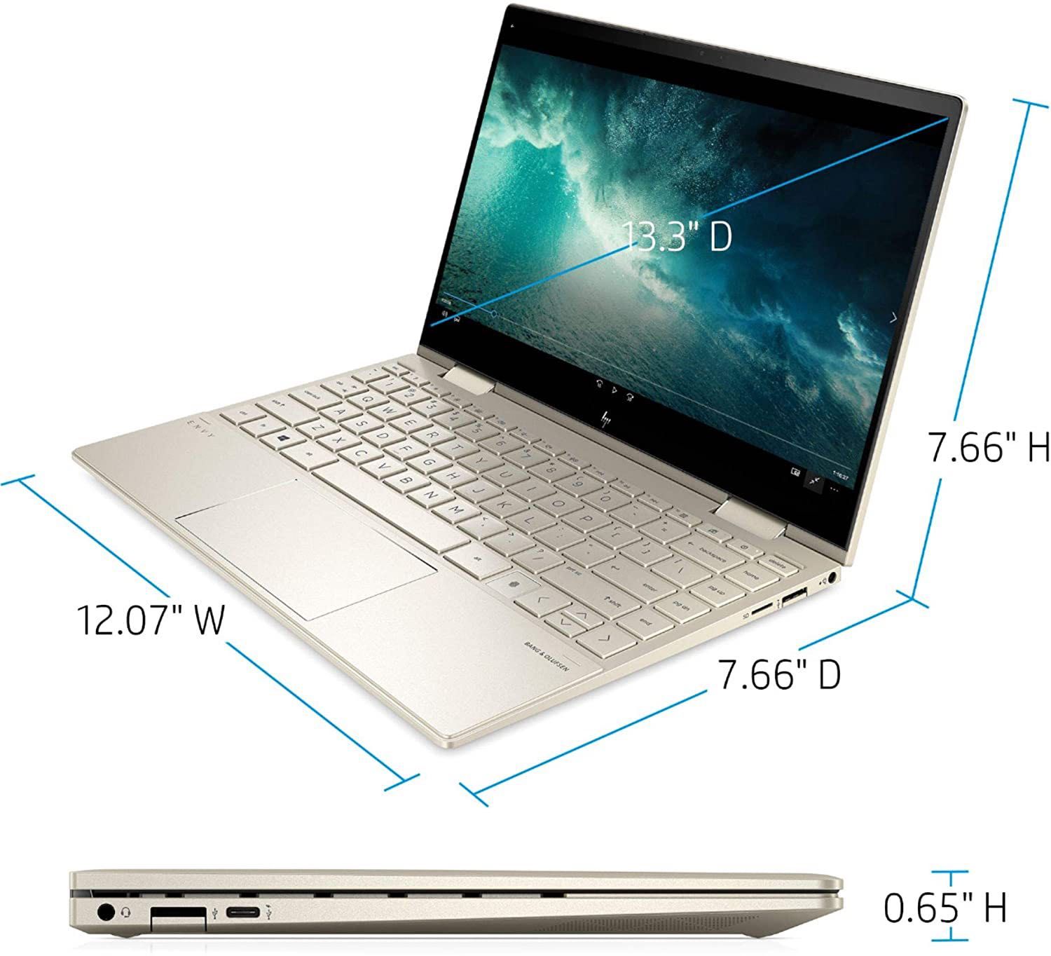 новый HP Envy 13.3-inch x360 i7/8gb/512Gb