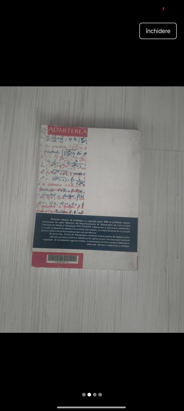 Culegere politehnica matematica - 2025