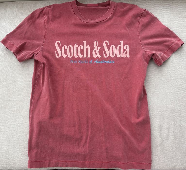Червена тениска Scotch&Soda