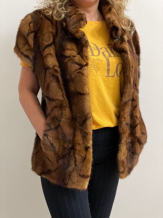 Vesta de Blană de Vizon