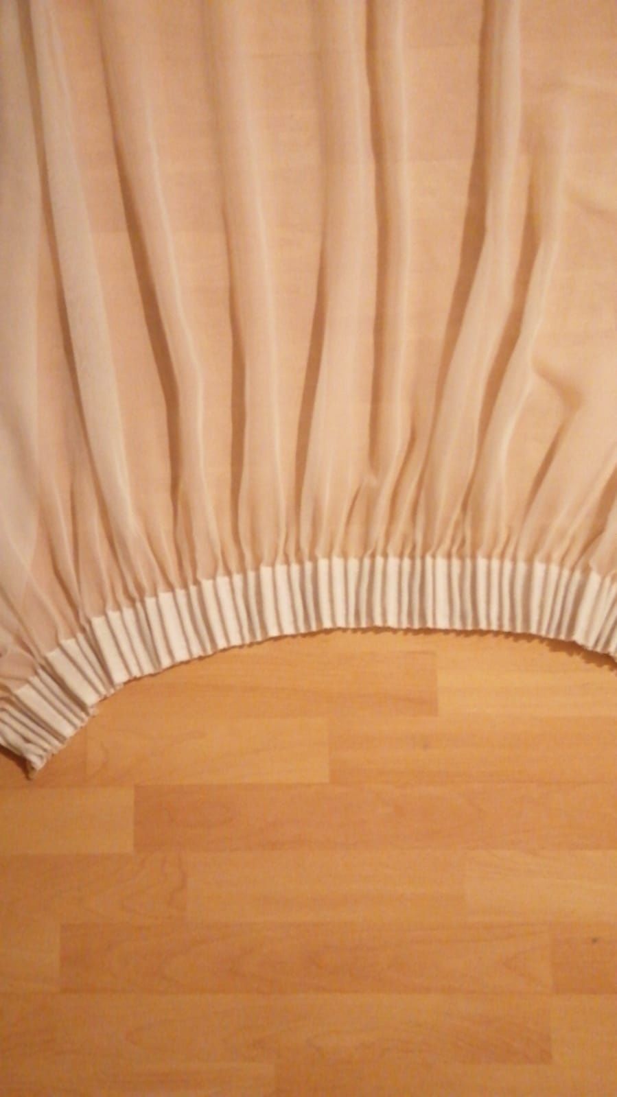 2 Perdele voal alb + 4 Draperii satin alb si negru - stare excelenta!