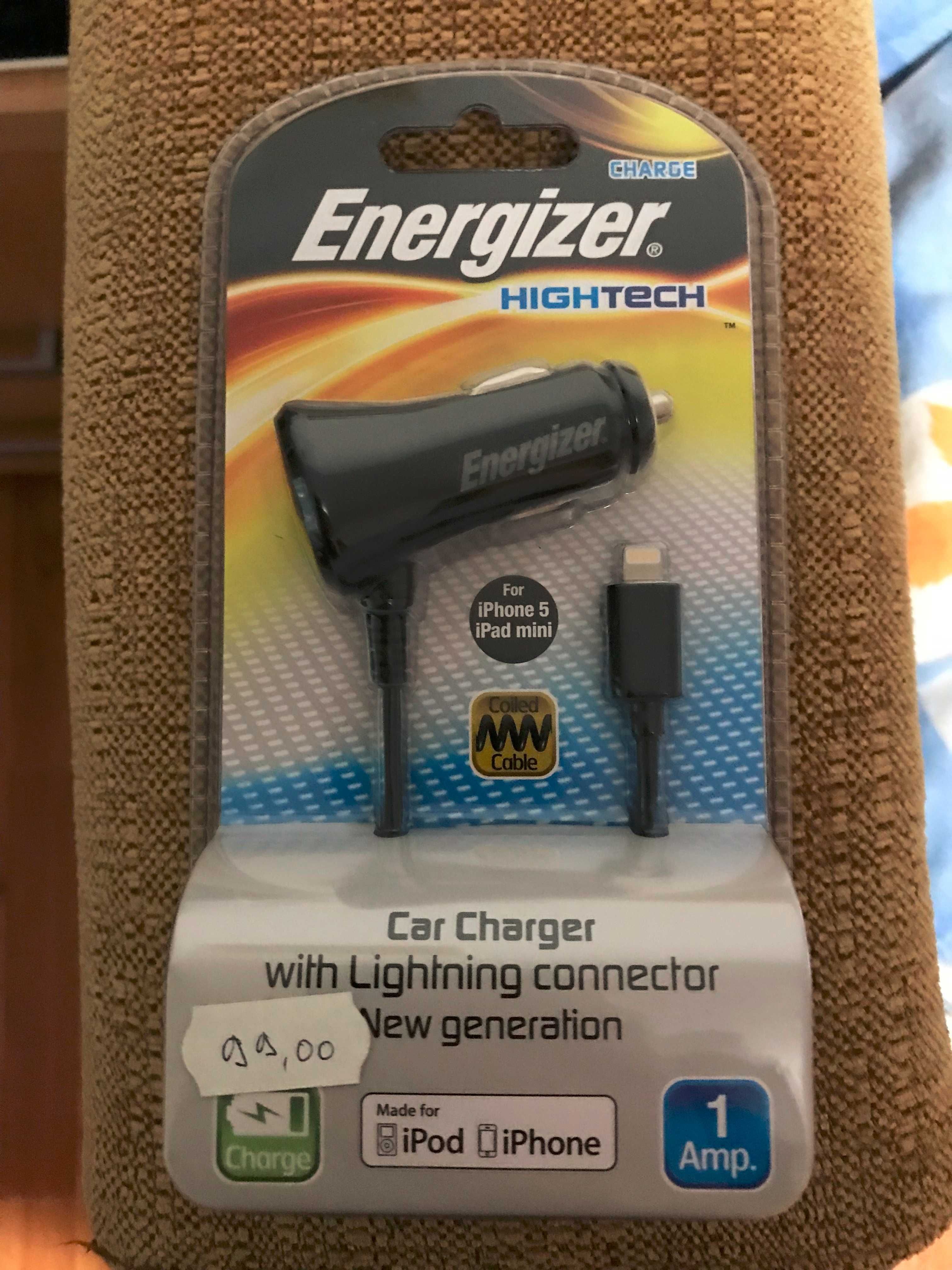 Incarcator auto Energizer pentru iPhone