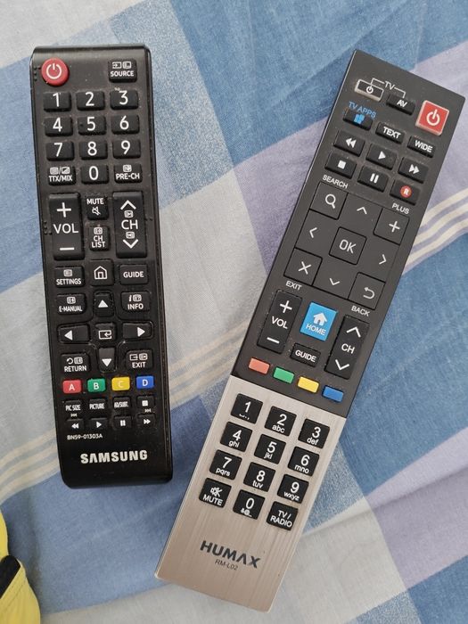 Telecomanda Samsung și humax