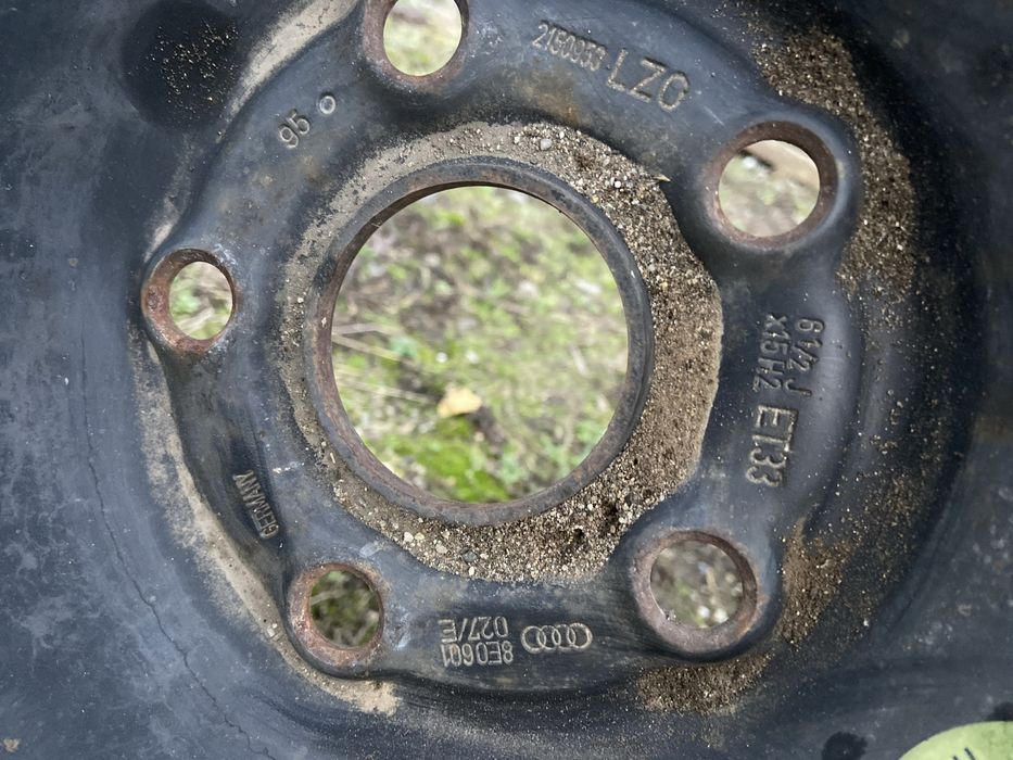 Roata rezerva originala Audi R15 cauciuc nou