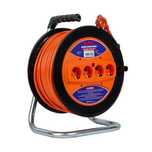 Prelungitor rola tambur COBI SMART® 20m, 4 prize, maner ergonomic