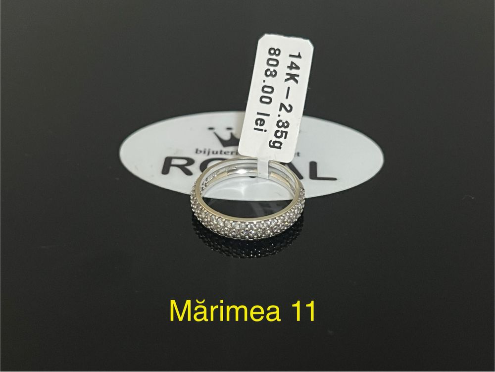 Bijuteria Royal CB : Inel dama aur alb 14k 2,35gr