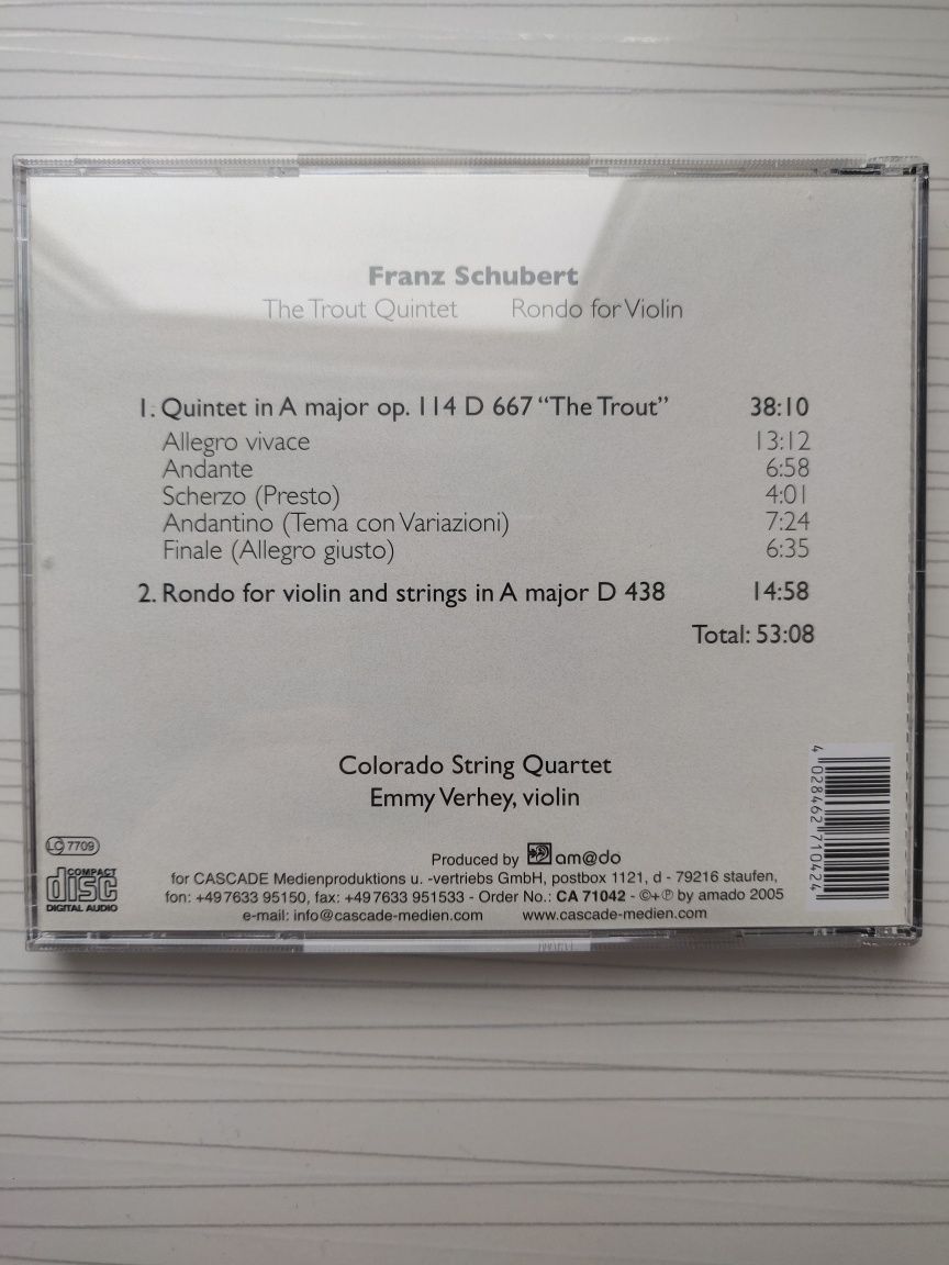 Muzică Clasică Schubert cd Original