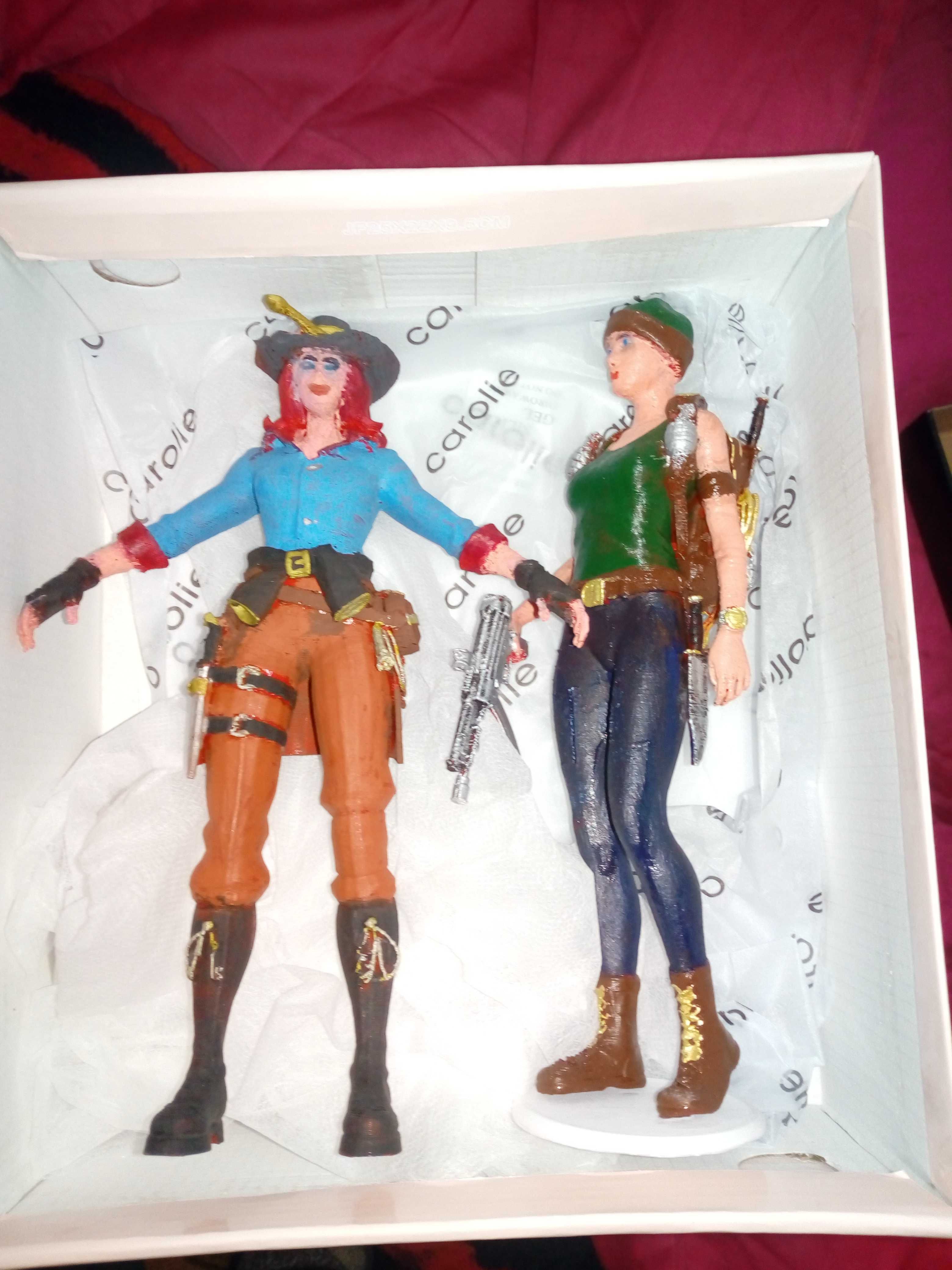 Printare 3d full  pret avantajos ! Lara croft Bruce lee