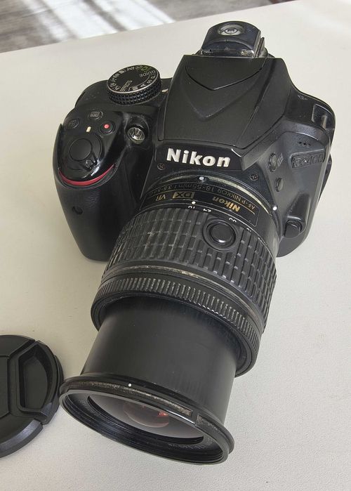 DSLR Nikon D3400 + AF-P DX NIKKOR 18–55mm f/3.5–5.6G VR Lenses