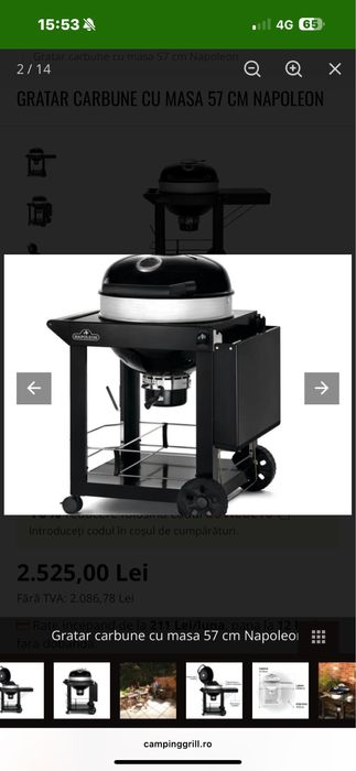 Gratar Napoleon pe carbuni