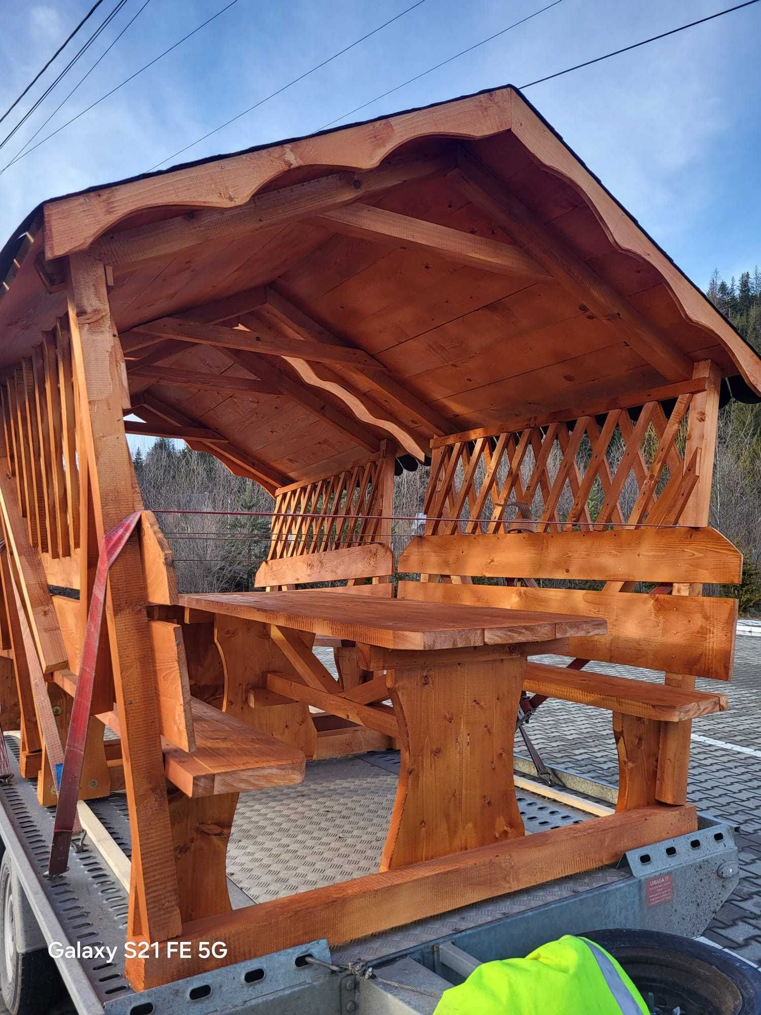 Foisor lemn masiv rustic