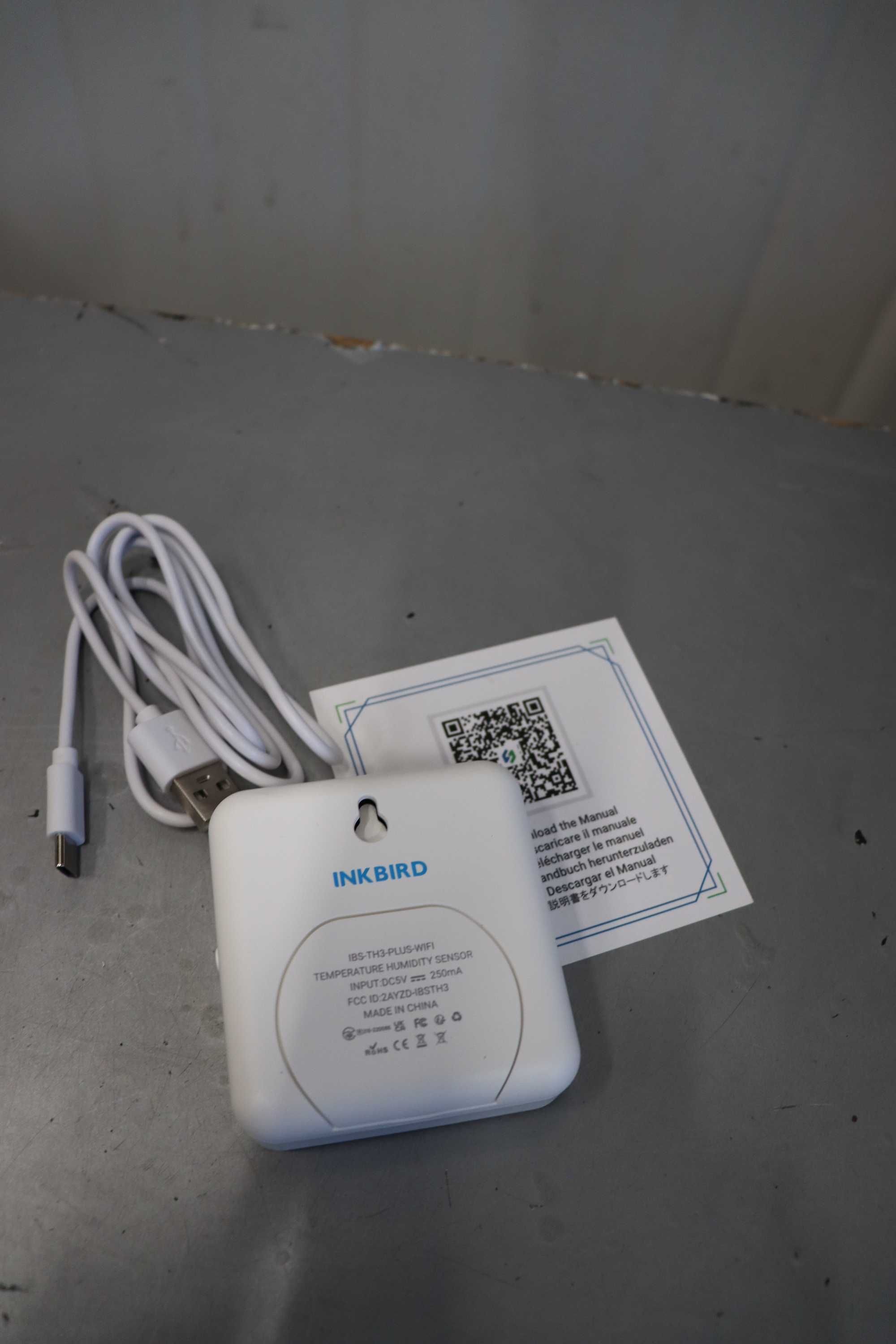 INKBIRD IBS-TH3-PLUS WiFi сензор за вътрешна темп. и влажност, LCD