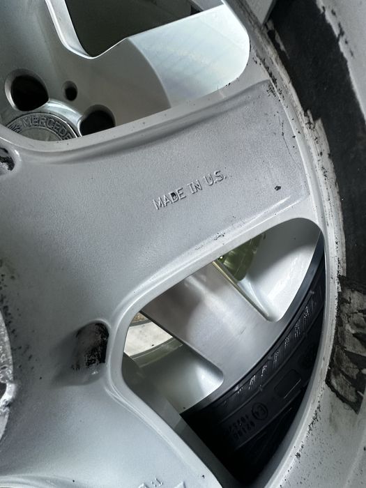 Jante originale 19 AMG Mercedes+cauciucuri 6-7 mm 255 50 r19 2300 lei
