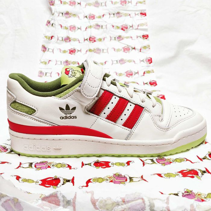 Кроссовки Adidas FORUM LOW X THE GRINCH Оригинал 44-45 \ 11 US Подарок