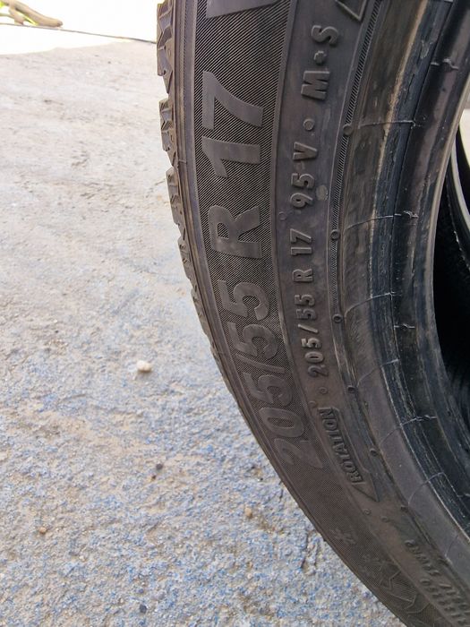 Anvelope 205/55R17 marca Semperit, M +S,,DOT 2023