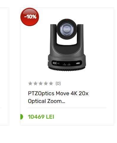 PTZ optics move 4k 20x SDI/HDMI/USB/IP