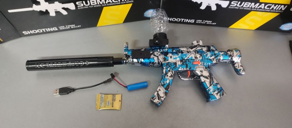 Електрически автомат Гел Бластер с меки топчета