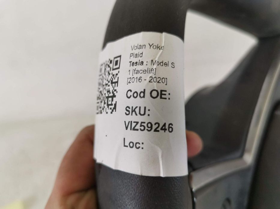 Airbag Volan Yoke Plaid Tesla  Model S 1 [facelift] 2016 2017 2018 201