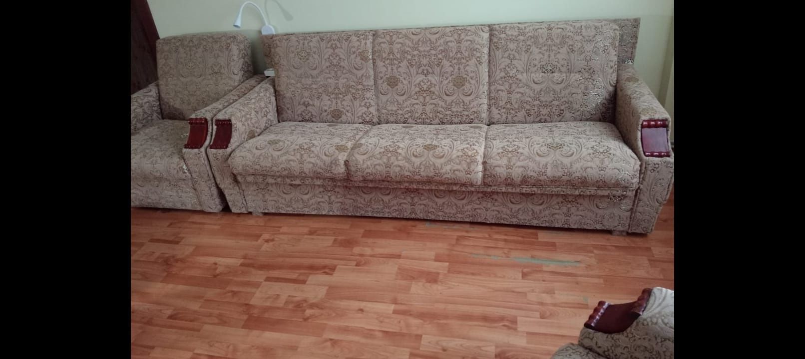 Canapea extensibilă cu 2 fotolii