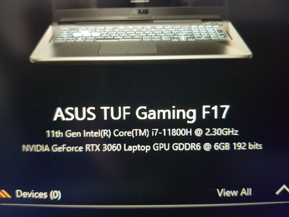 Лаптоп Asus TUF Gaming F17