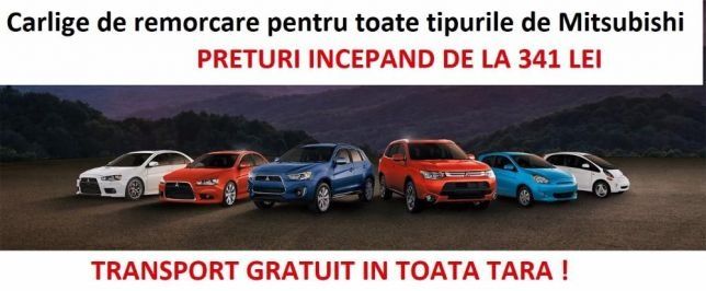 Carlige remorcare Mitsubishi asx, Outlander, Pajero, l200, lancer