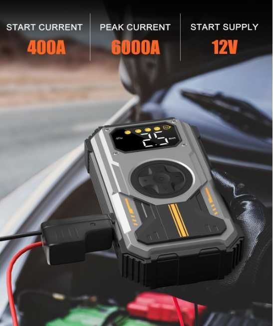 Eigotrav Jump Starter Power Bank 6000 A