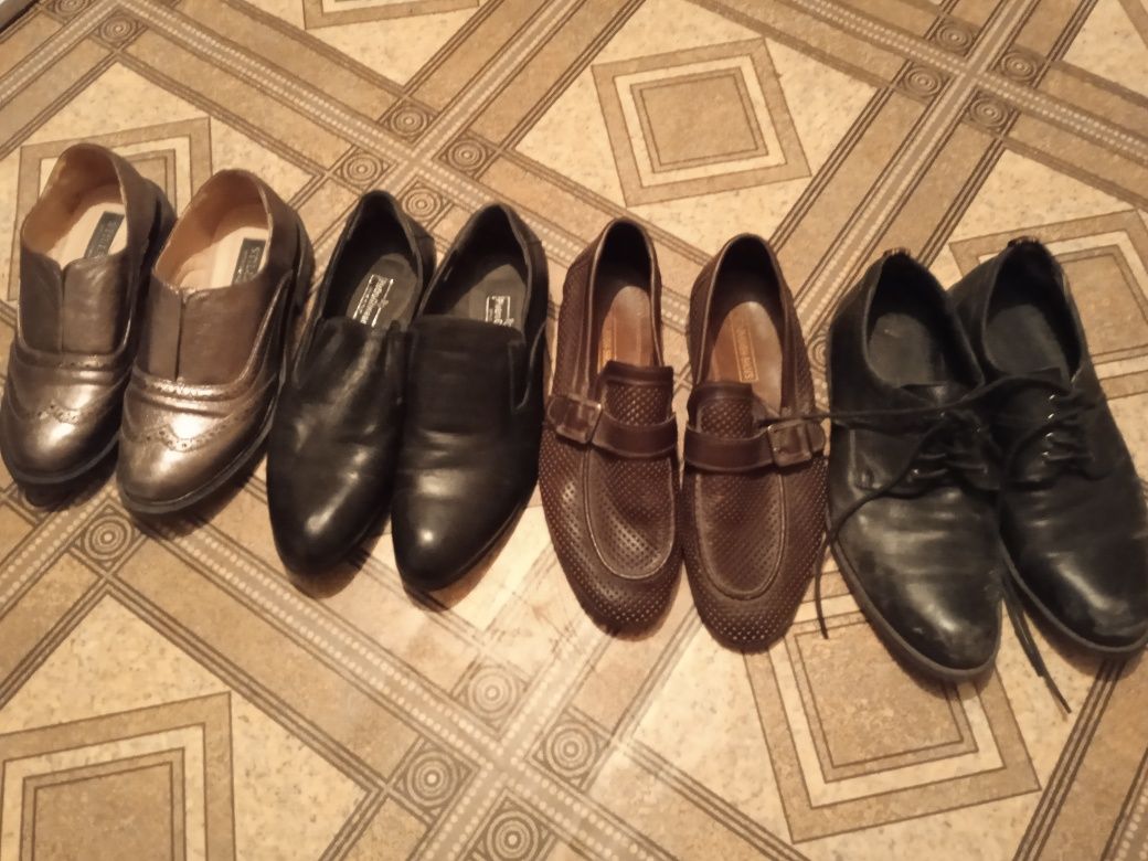 Туфли и макасины  кожаные 35-38 размер и другая обувь