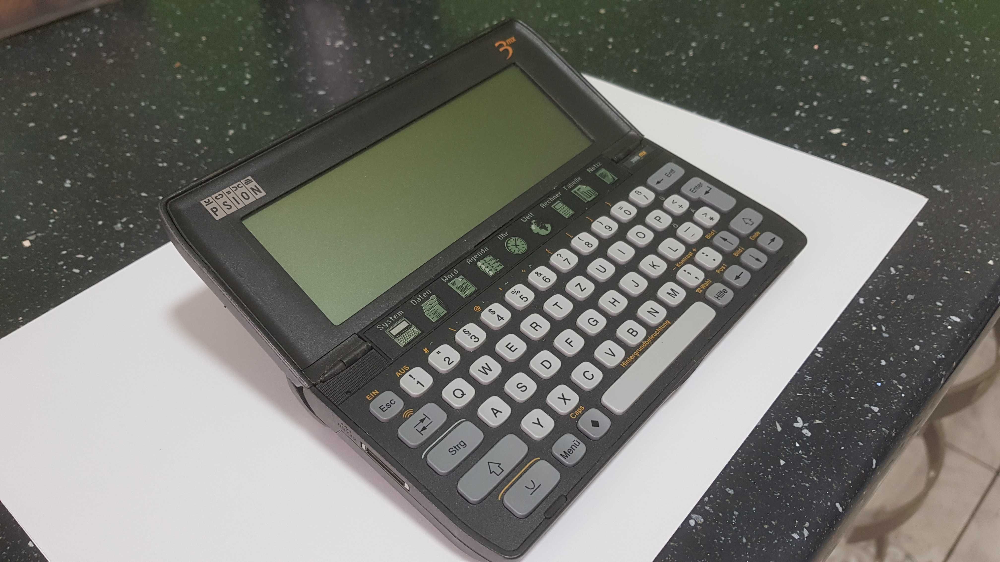 RAR Vintage Psion SERIE 3MX 2 MB Palmtop Computer 128K RAM, SSD 1998