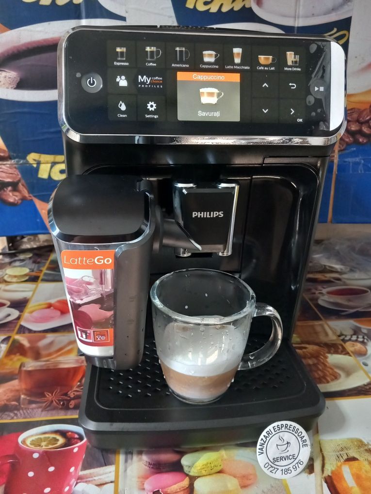Expresor cafea Philips Latte GO 5400. Latte GO 5500. Câteva cafele.