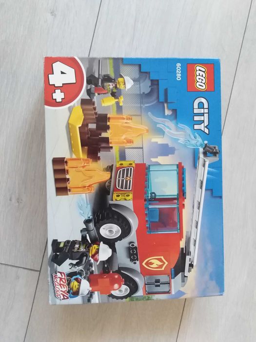 Lego City Пожарникарски камион със стълба 60280 4г+