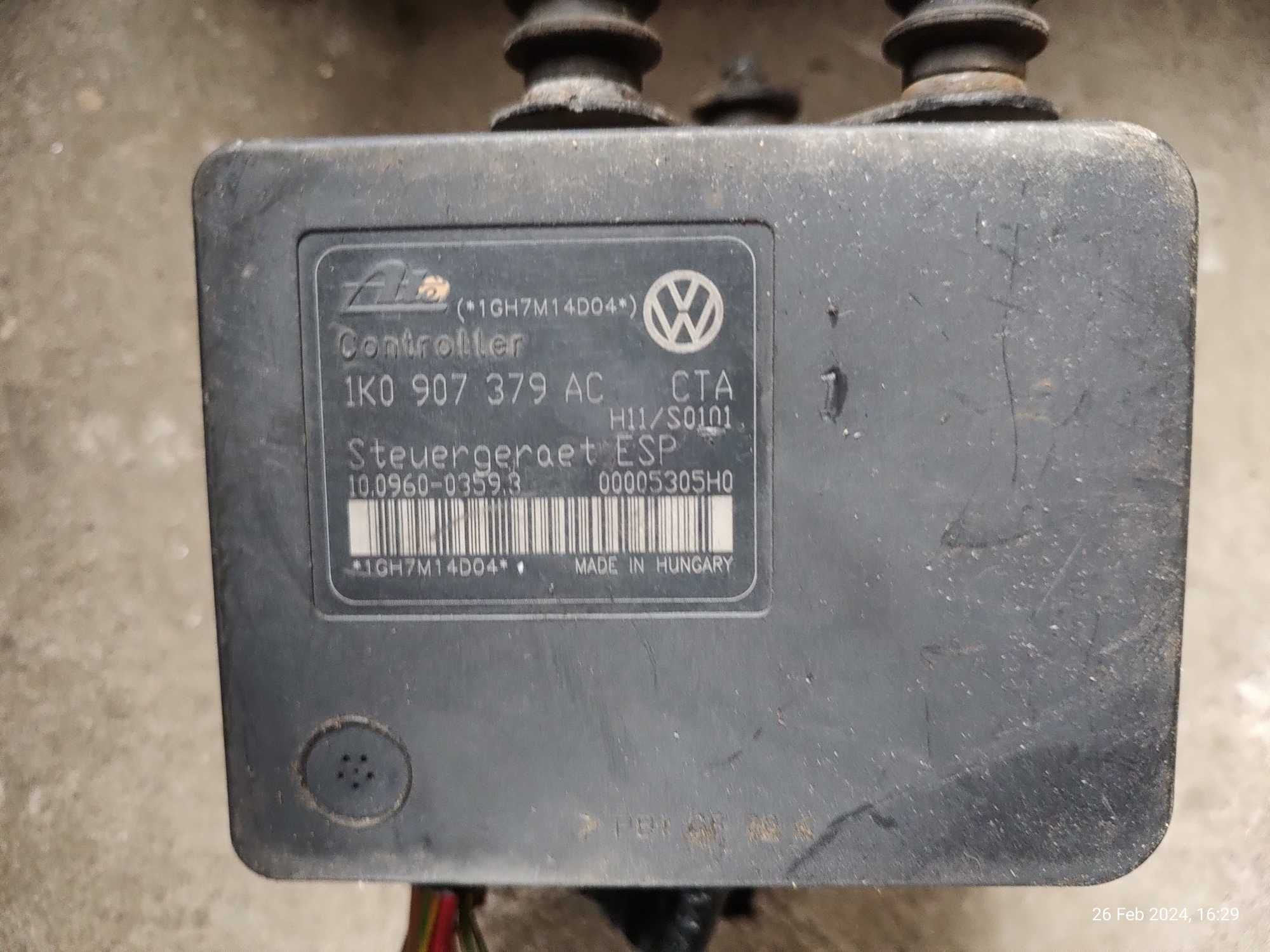 ABS модул Vw Golf 5, Audi A3-8P / 1K0 614 517 AE, 1K0 907 379 AC