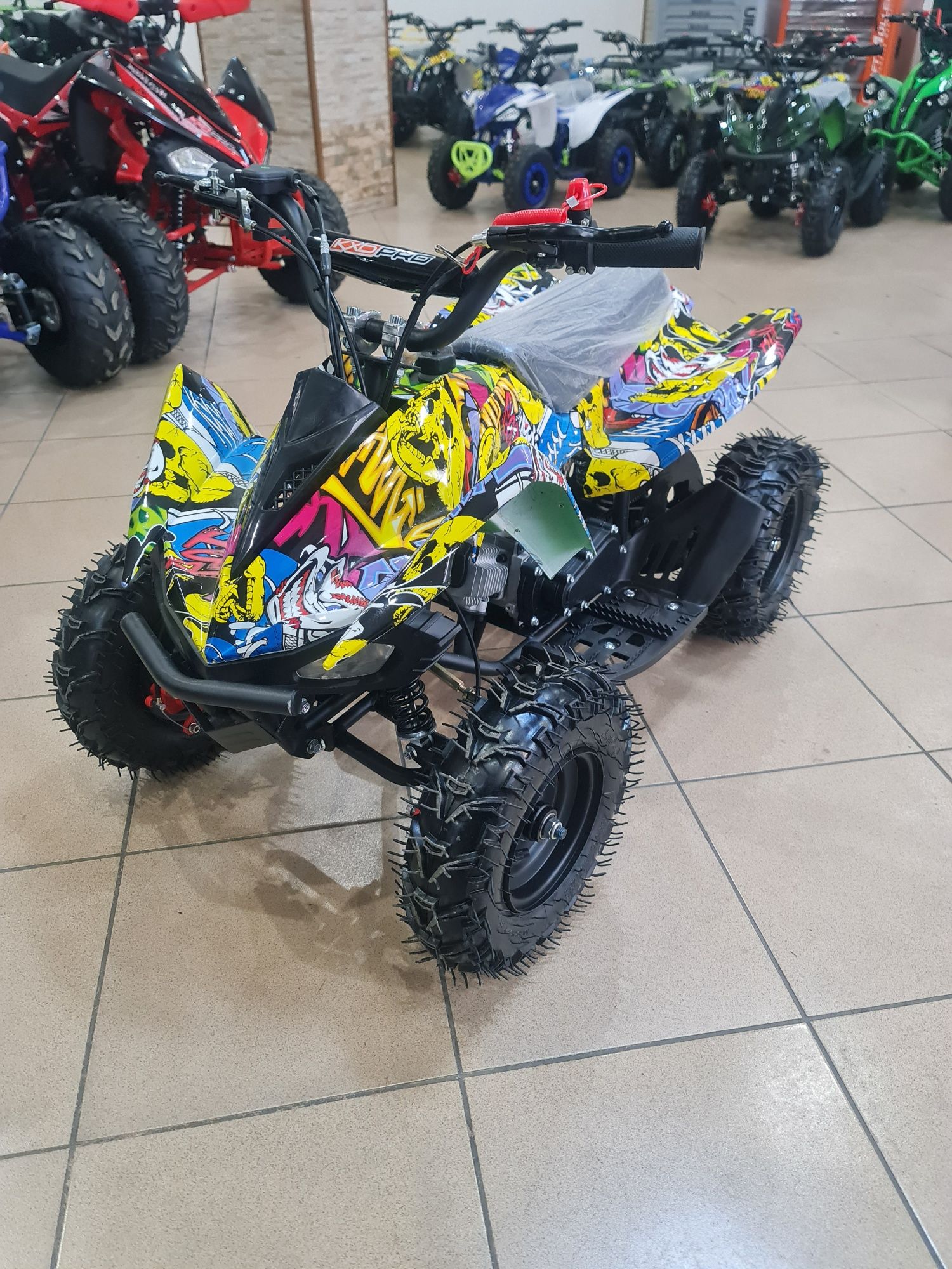 ATV KXD PRO Germany Raptor pentru copii, 49cc Nou adus din Germania