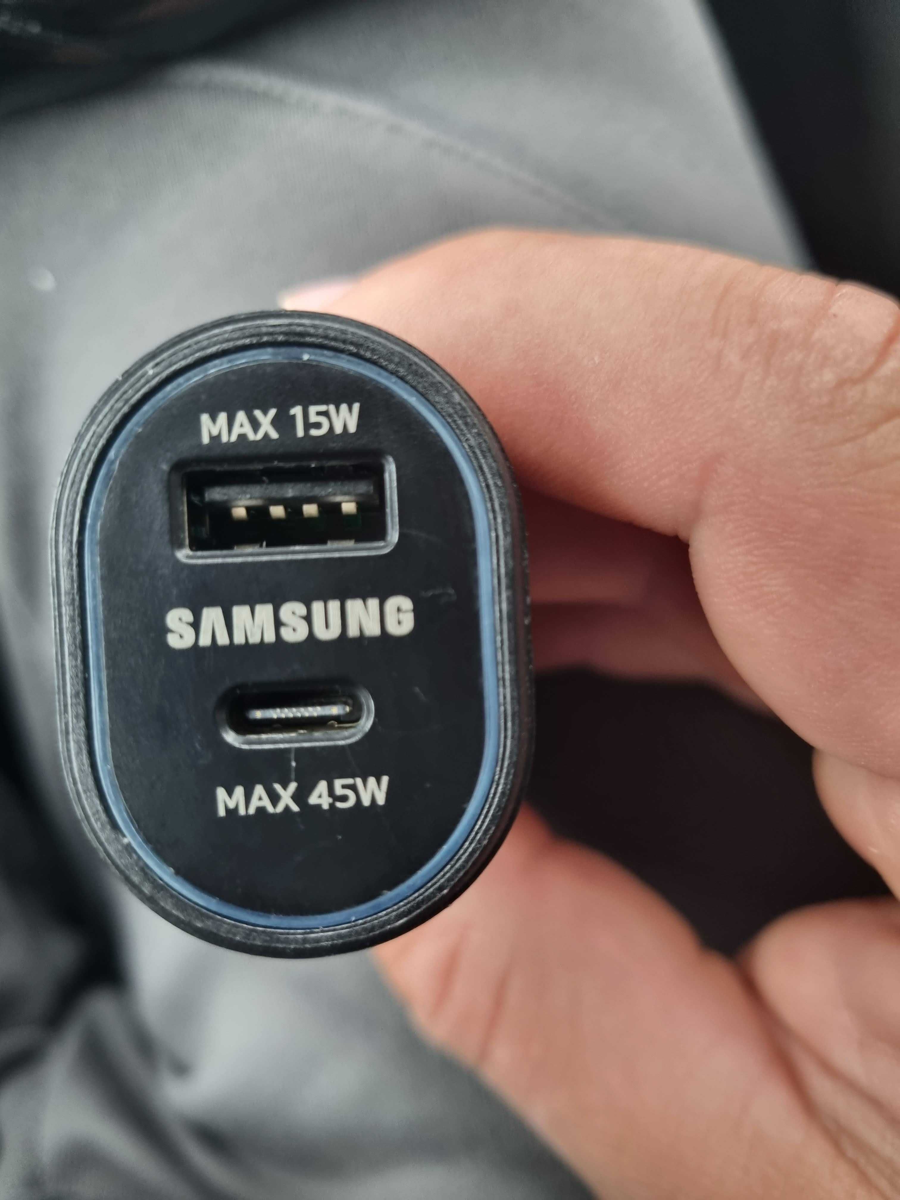 Оригинално зарядно за кола Samsung 45W Fast Charging Car  Dual port