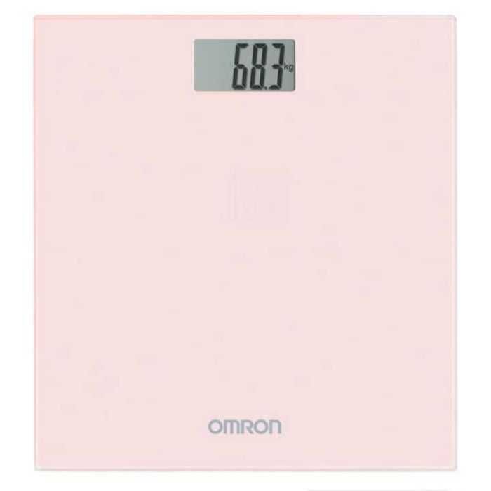 Кантар Omron в розово