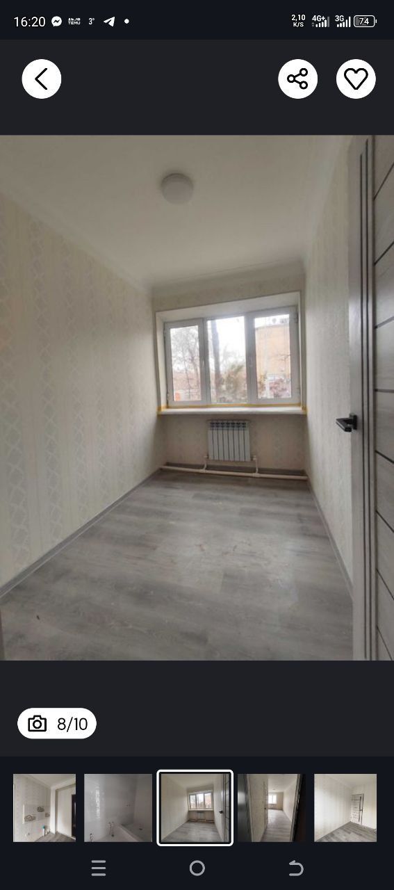 Продам квартиру на саракульке 3/2/4 с ремонтом бывшей общежитие своя