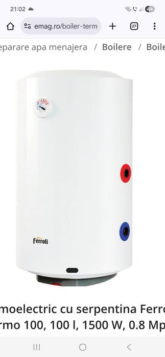 Boiler termosemineu in stare ft buna puțin folosit