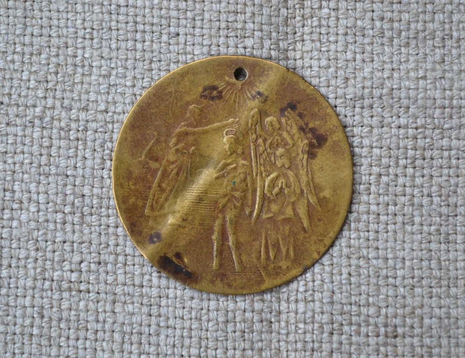 Кръщенка месингов накит Рождество Христово Кръщение Христово