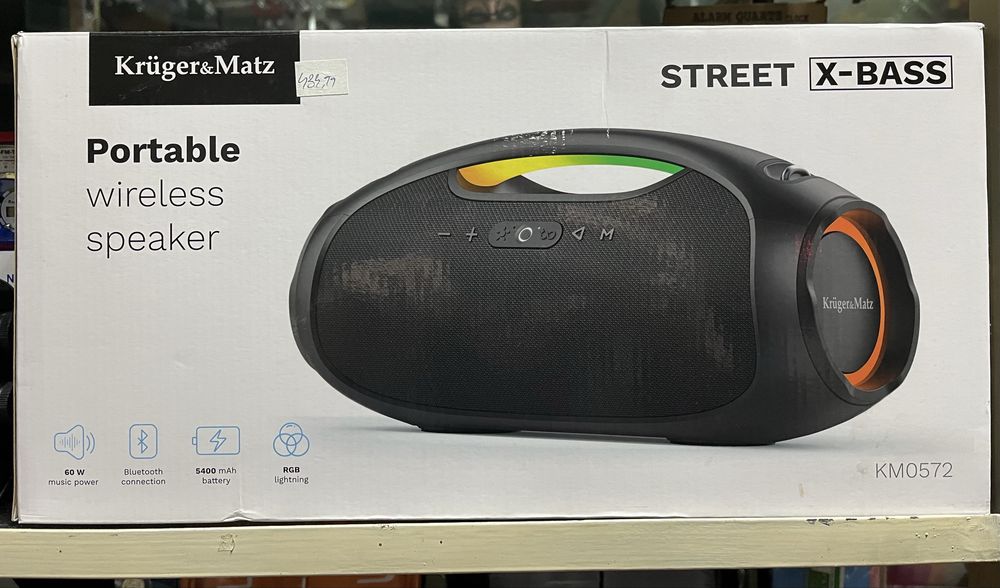 Boxă bluetooth portabila Kruger & Matz noua, sigilată