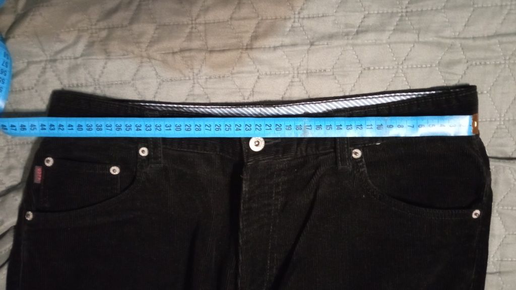 Pantaloni de velur negri US Polo Assn. marimea W34/ L32