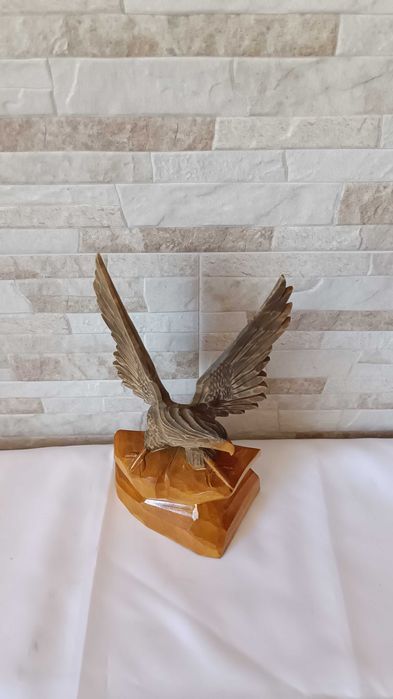 Стара дърворезба - Орел - 26см