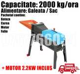 Batoza Sfarmatoare Curatator Porumb 2000 kg/h + Motor LIVRARE GRATUITA