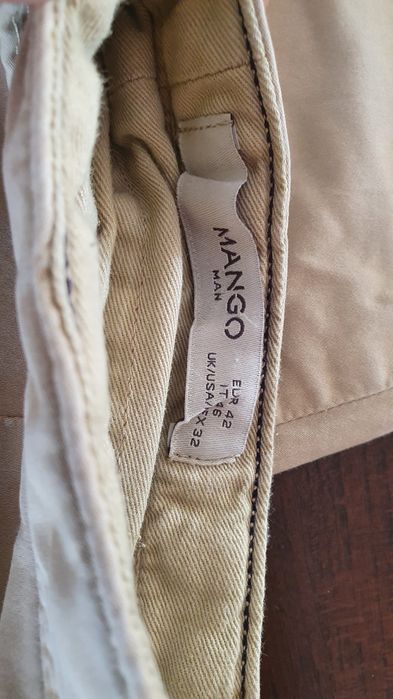 Pantaloni Mango Chino Crem/Bej 42/32