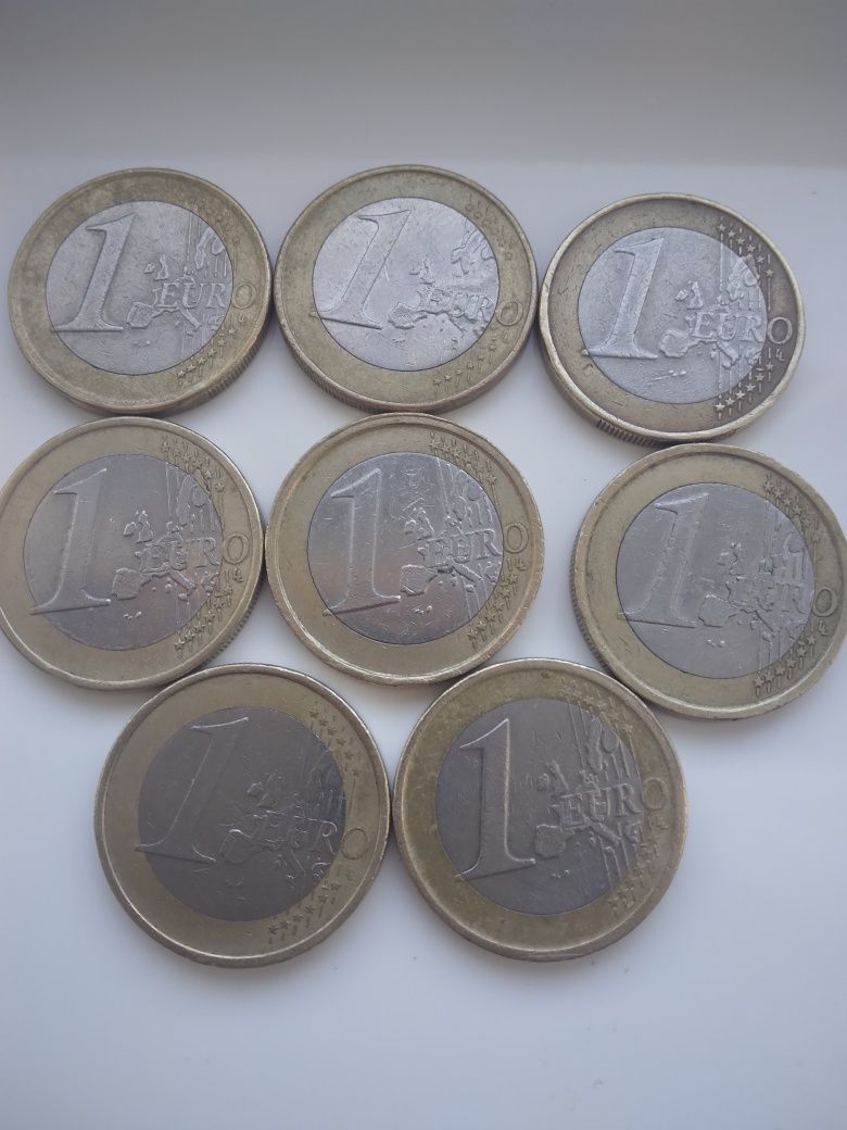 Евро монети 0т 2000г.2001г2002г