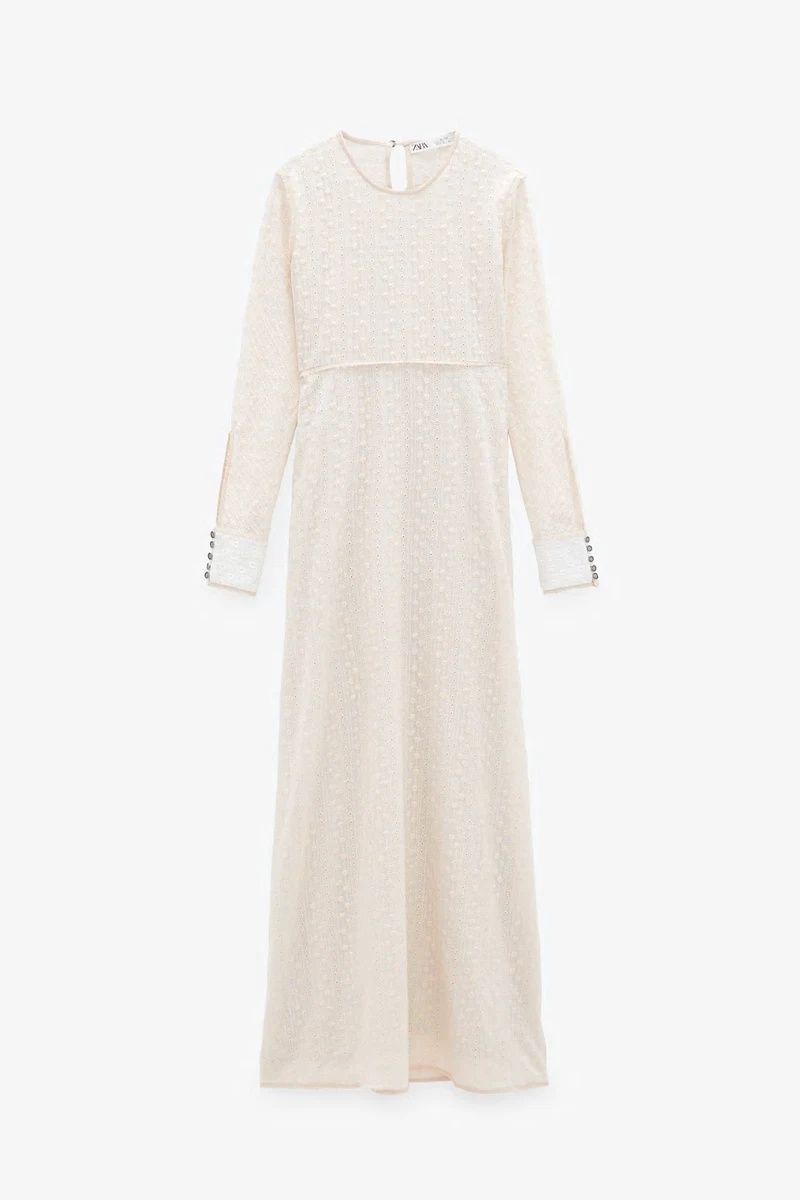 Rochie cu brodarie Zara Studio