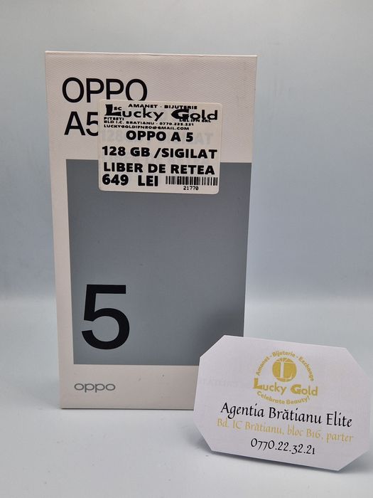 Oppo A 5 128 GB Sigilat cod 21770