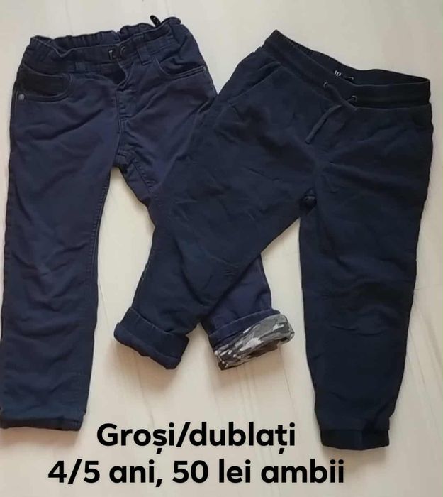 Pantaloni groși 4-6 ani