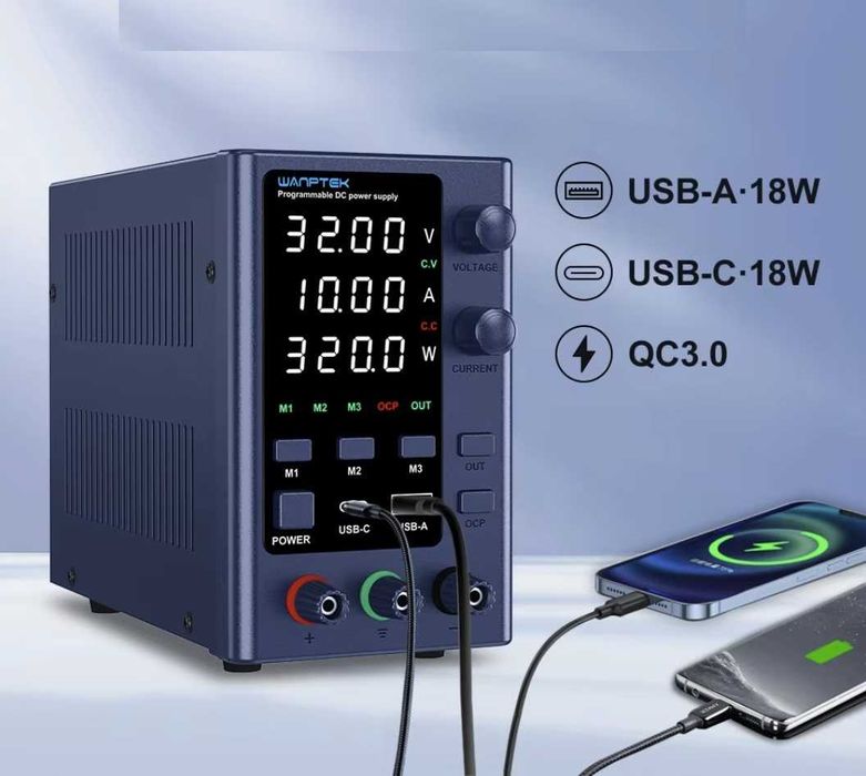 Sursa laborator de curent continuu programabila 120V 3A 360W