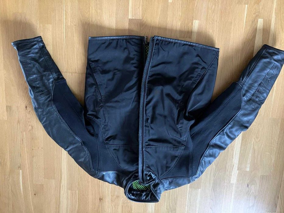 Geaca moto DAINESE, combinatie piele si textil